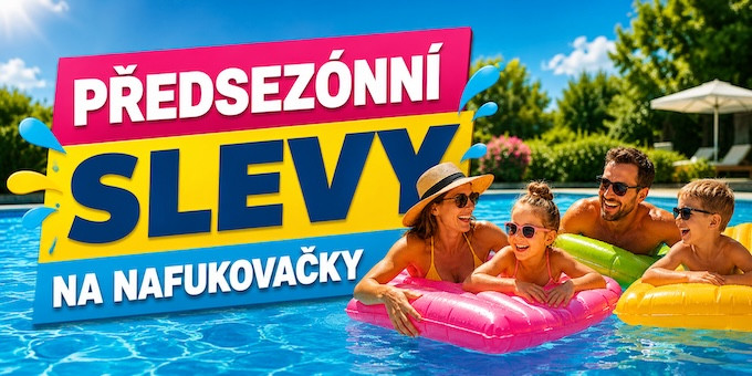 Předsezónní slevy na nafukovačky
